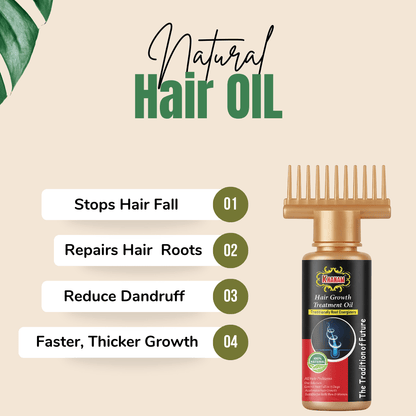 Khanam Hair Growth Oil – Natural Solution for Strong, Healthy Hair - khanam cosmetics
