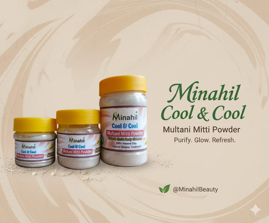 MINAHIL MUD MASK 230GM JAR