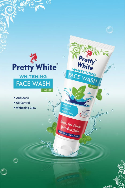 PRETTY WHITE FACE WASH 2X